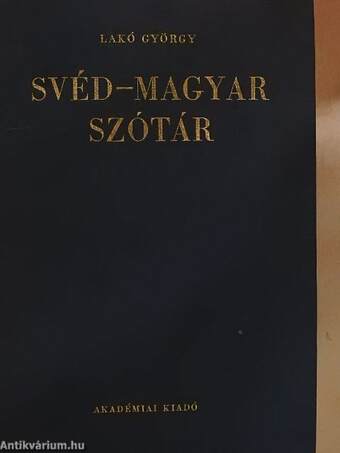 Svéd-magyar szótár