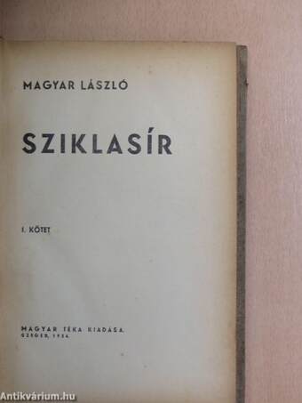 Sziklasír I-II.