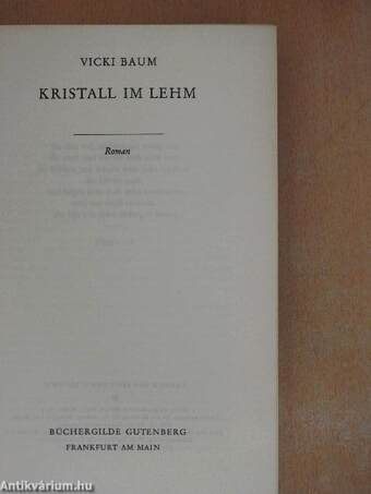 Kristall im Lehm