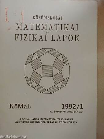 27 lapszám a Középiskolai matematikai és fizikai lapokból