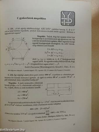 27 lapszám a Középiskolai matematikai és fizikai lapokból