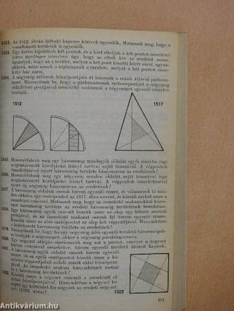 Geometriai feladatok gyűjteménye I.