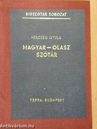 Magyar-olasz szótár