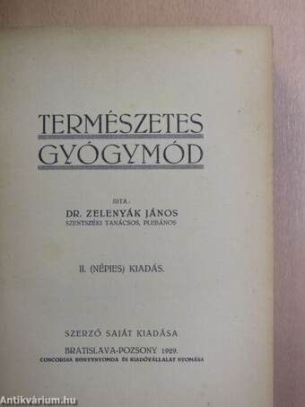 Természetes gyógymód