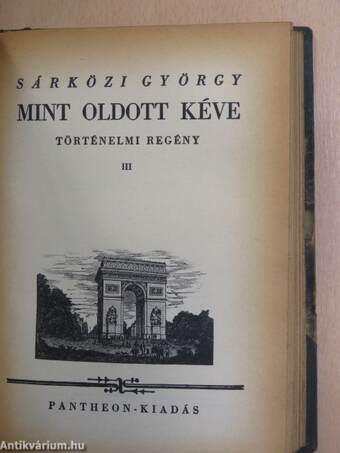 Mint oldott kéve I-III.