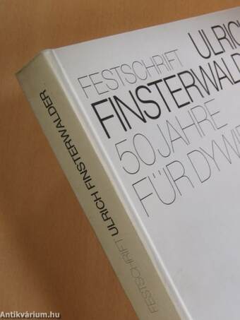 Festschrift Ulrich Finsterwalder