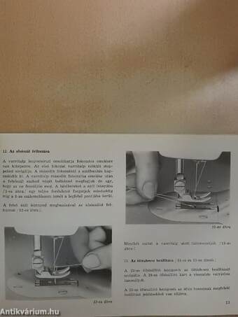 Használati előírás és varrási utmutató a 8014/35-2 program-automata varrógéphez