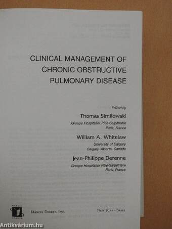 Clinical Management of Chronic Obstructive Pulmonary Disease