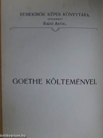 Goethe költeményei