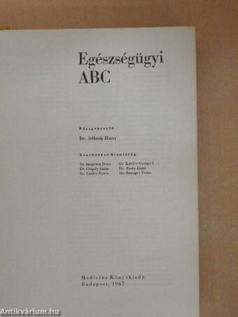 Egészségügyi ABC