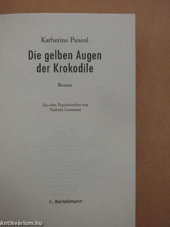 Die gelben Augen der Krokodile