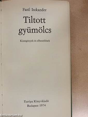 Tiltott gyümölcs