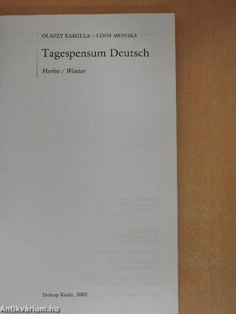 Tagespensum Deutsch