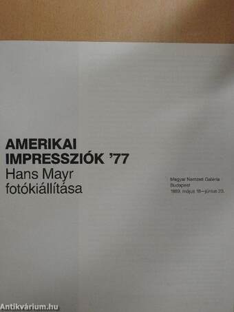 Amerikai impressziók '77