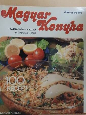 Magyar Konyha 1977-78. (vegyes számok) (6 db)