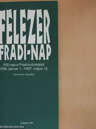 Félezer Fradi-nap