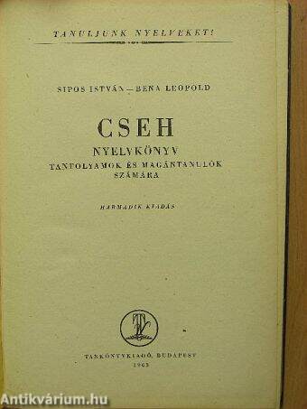 Cseh nyelvkönyv