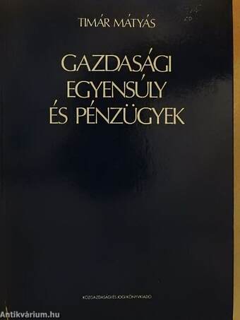 Gazdasági egyensúly és pénzügyek