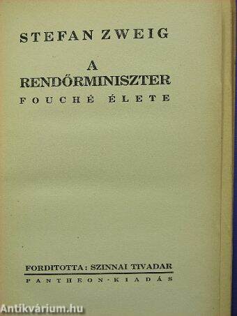 A rendőrminiszter