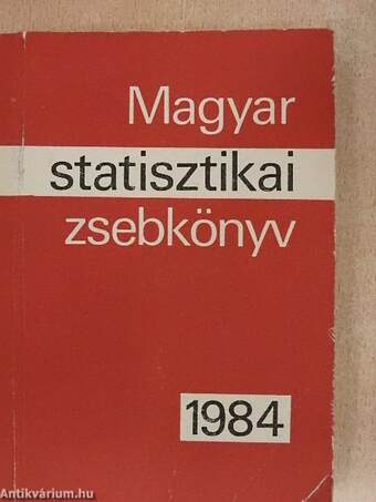 Magyar statisztikai zsebkönyv 1984.