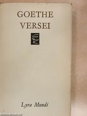 Goethe versei