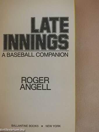 Late Innings