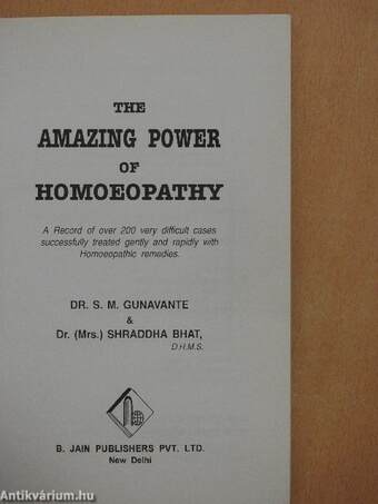 The Amazing Power of Homoeopathy