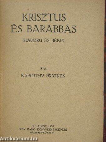 Krisztus és Barabbás