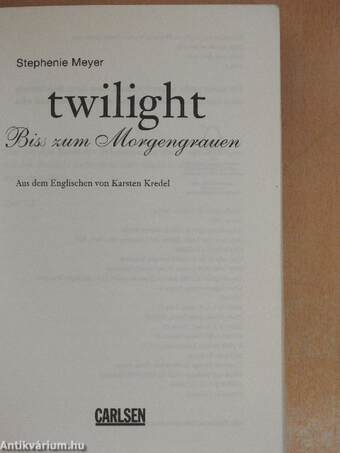 Twilight - Biss zum Morgengrauen