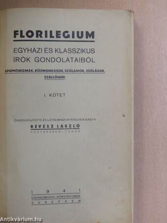 Florilegium I-II.