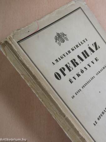 A Magyar Királyi Operaház évkönyve 50 éves fennállása alkalmából