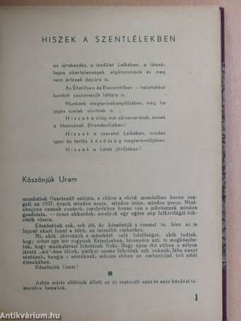 A Nap 1938. január-december