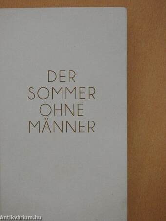 Der Sommer ohne Männer