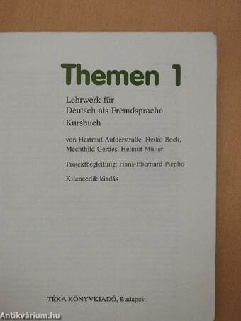 Themen 1 - Kursbuch