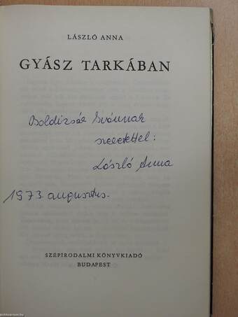 Gyász tarkában (dedikált példány)