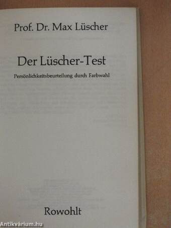 Der Lüscher-Test