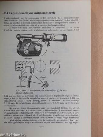 Gépipari mérőeszközök és mérések