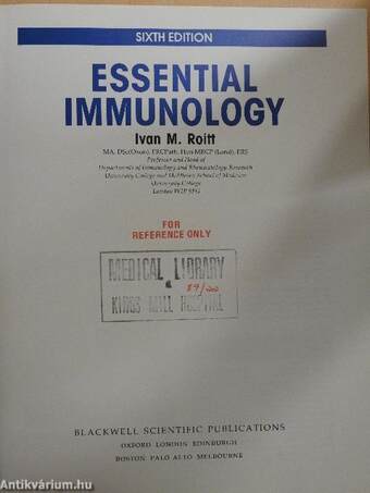 Essential immunology