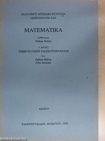 Matematika V.