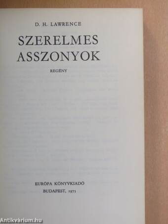 Szerelmes asszonyok