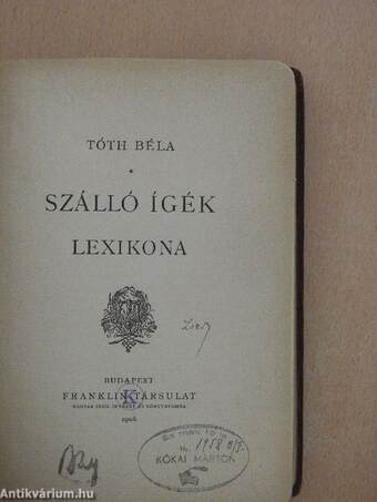 Szálló ígék lexikona