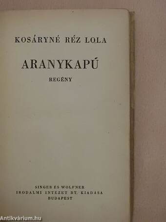 Aranykapú