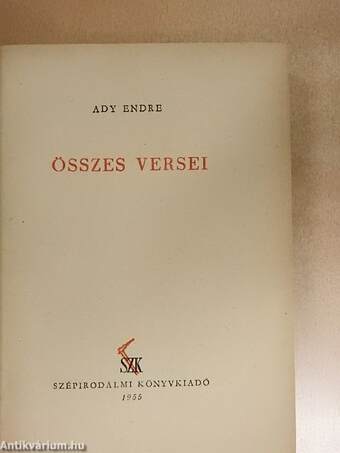 Ady Endre összes versei I-II.