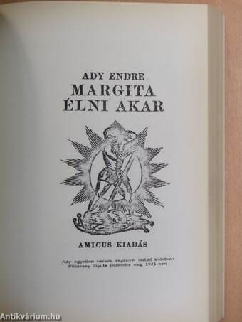 Ady-bibliográfia 1896-1970/Ady Endre önállóan megjelent művei és az Ady-irodalom