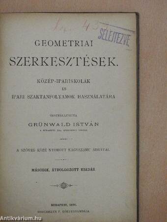 Geometriai szerkesztések