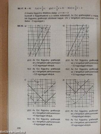 Matematika 8. feladatainak megoldása