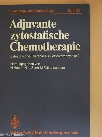 Adjuvante zytostatische Chemotherapie