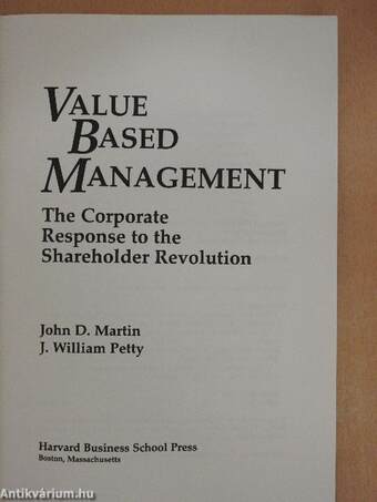 Value Based Management