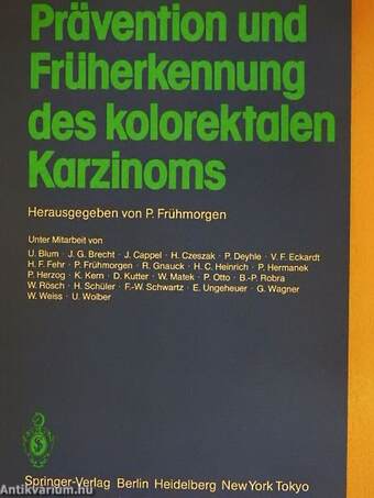 Prävention und Früherkennung des kolorektalen Karzinoms