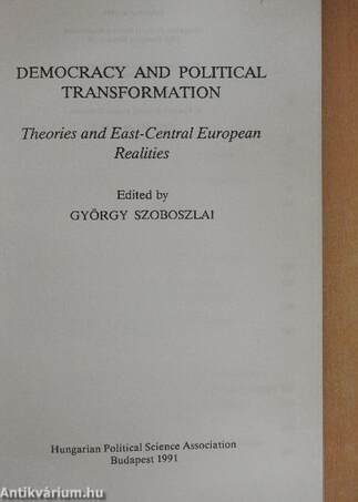 Democracy and political transformation